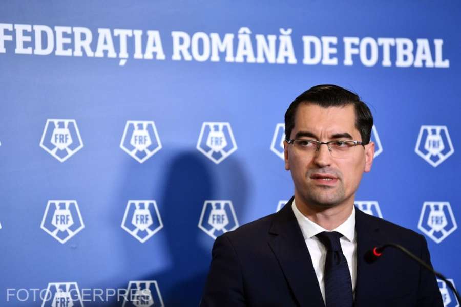 Răzvan Burleanu, presidente da Federação Romena de Futebol
