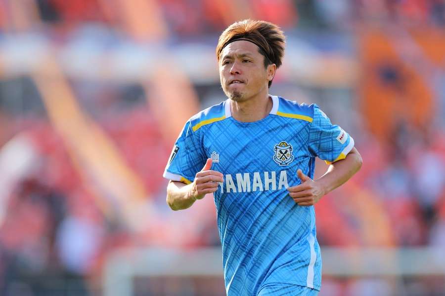 Yasuhito Endo vorig jaar maart als speler van Iwata