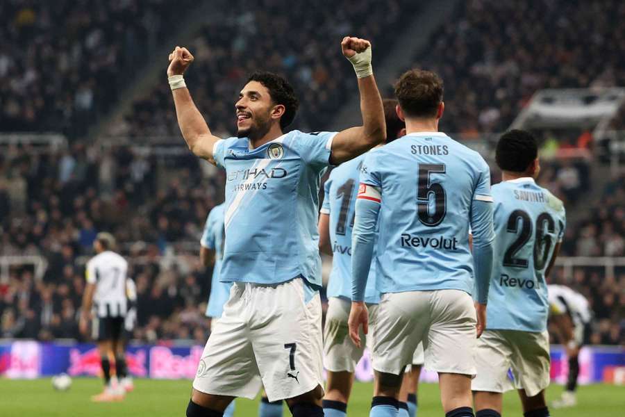 L'esultanza di Marmoush