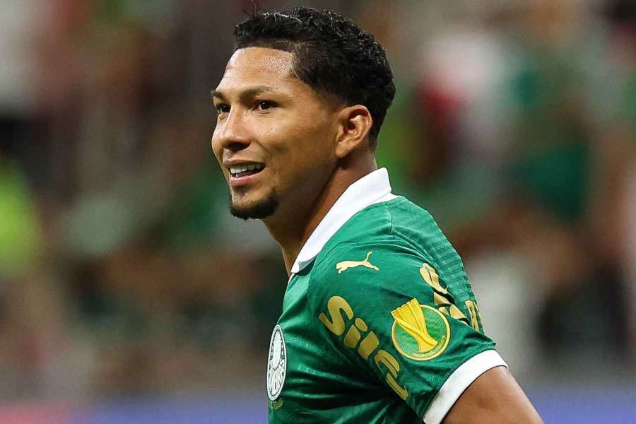 O atacante palmeirense entrou em campo pela 1ª vez no ano neste domingo