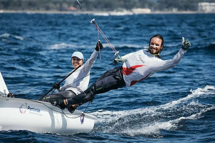Beatriz Gago e Rodolfo Pires em ação