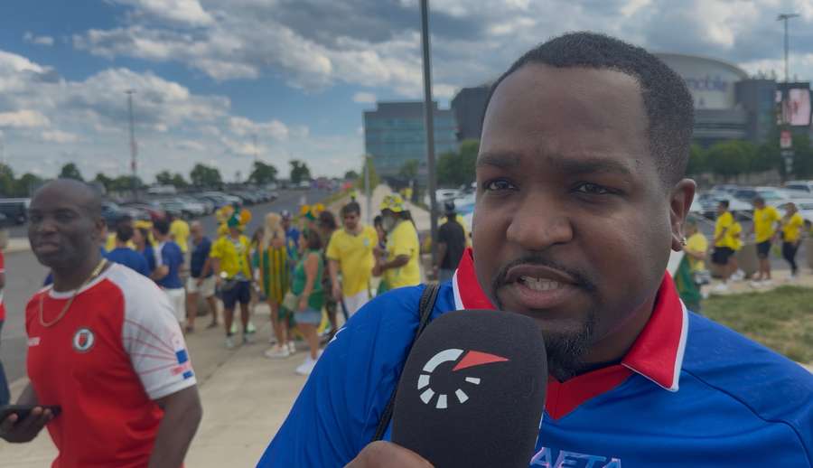Frantz Monestime destaca relação de paixão com o Brasil Frantz Monestime destaca relação de paixão com o Brasil