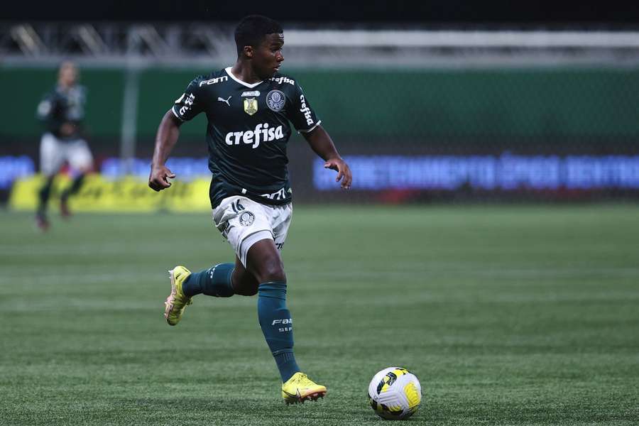 Endrick sous les couleurs de Palmeiras.