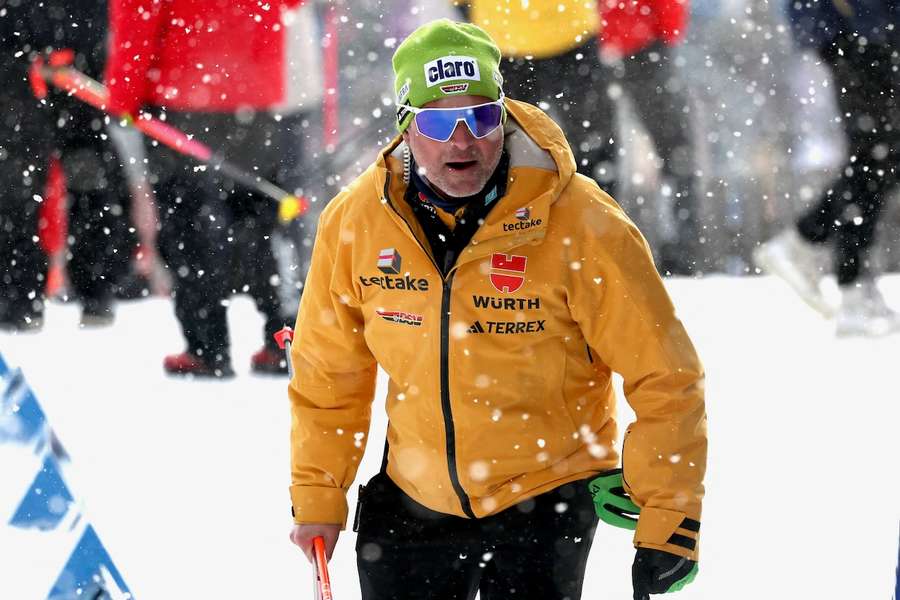 DSV-Sportdirektor Felix Bitterling bei der Biathlon-WM in Lenzerheide.