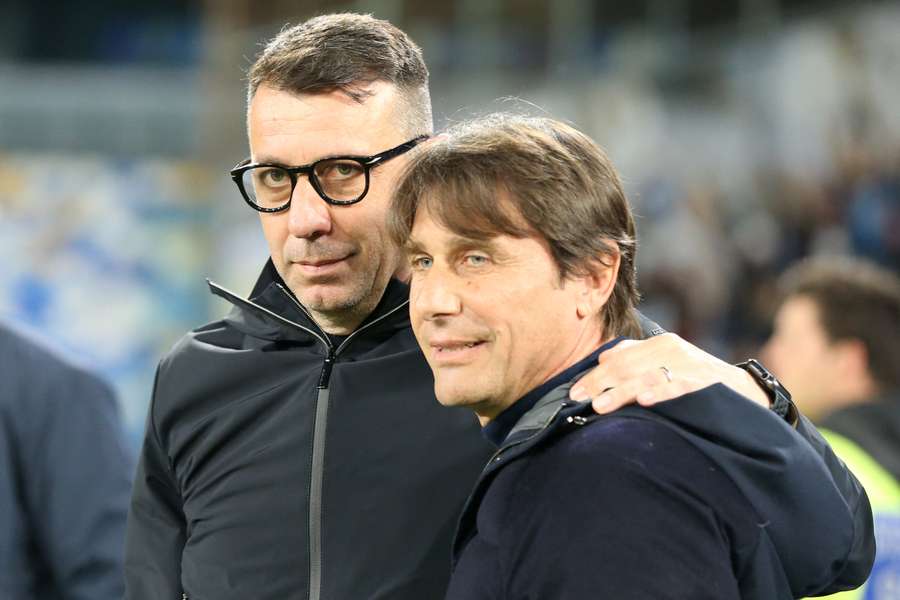 Roberto D'Aversa e Antonio Conte 
