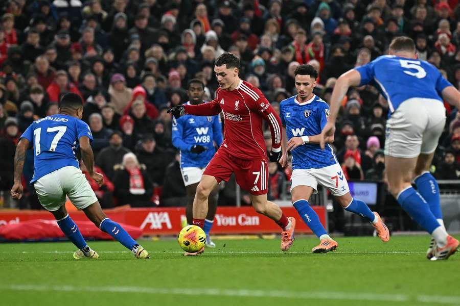 Wirtz evitou derrota do Liverpool