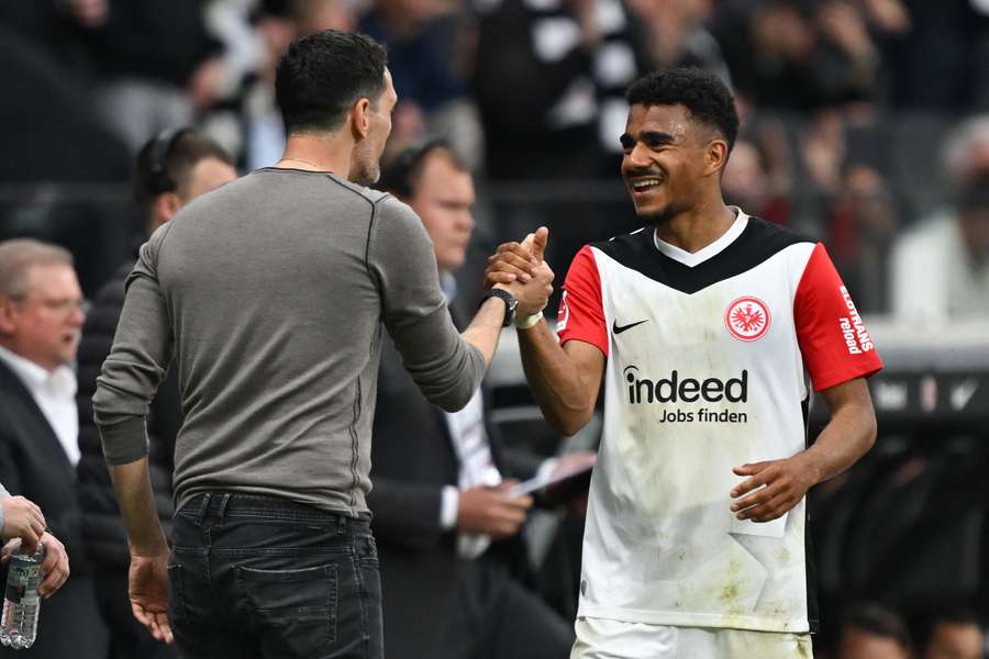 Dino Toppmöller (l.) und Ansgar Knauff (r.) Dino Toppmöller (l.) und Ansgar Knauff (r.)