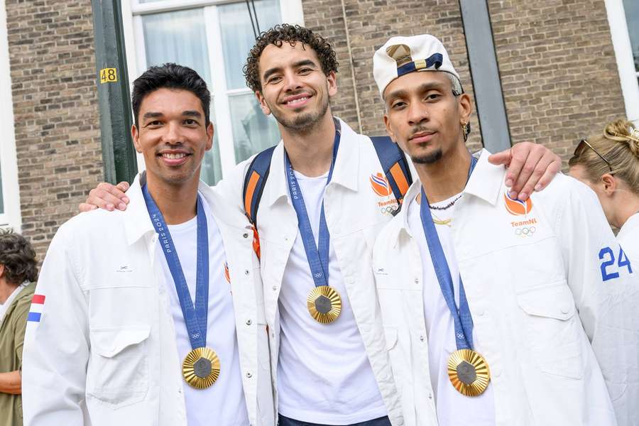 Arvin Slagter, Jan Driessen en Worthy de Jong pakten krap drie weken terug een gouden plak in Parijs