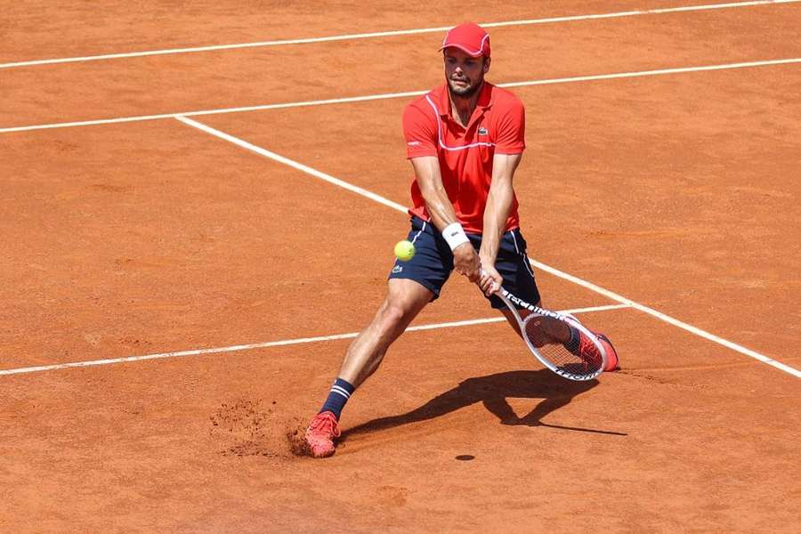 Grégoire Barrère en action à Rome.