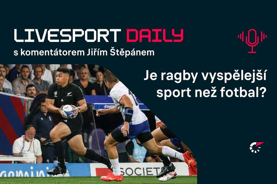 Livesport Daily #87: Fotbal je oproti ragby staromódní, říká komentátor Jiří Štěpán