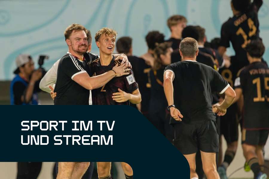 Sport live am Samstag: Die deutsche U17 steht nach dem Halbfinalsieg über Argentinien im WM-Finale.