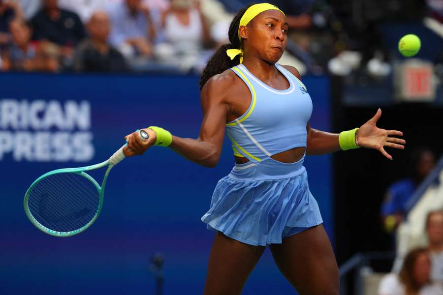 Gauff won her first Grand Slam title at the US Open last year