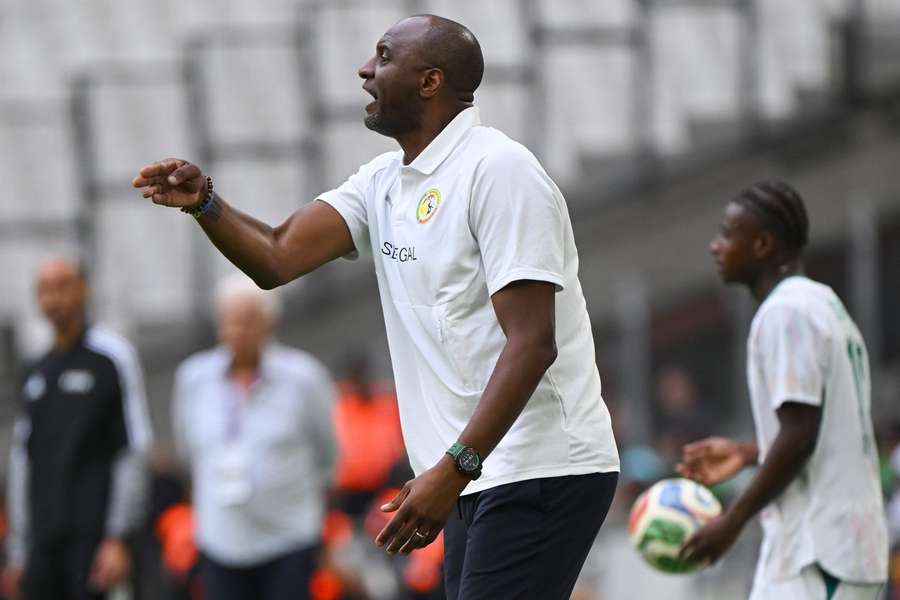 Patrick Vieira, selecionador do Senegal Patrick Vieira, selecionador do Senegal
