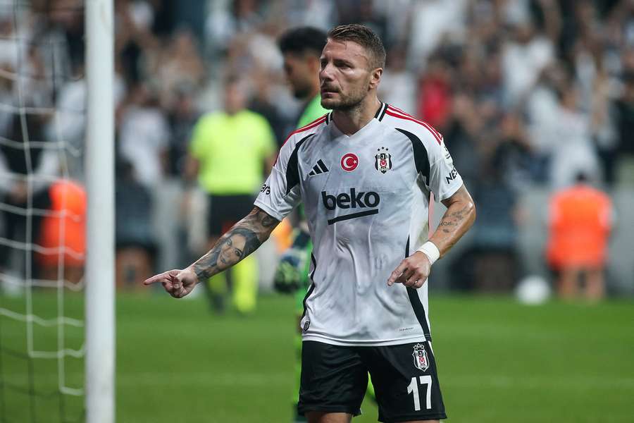 Ciro Immobile atualmente no Besiktas