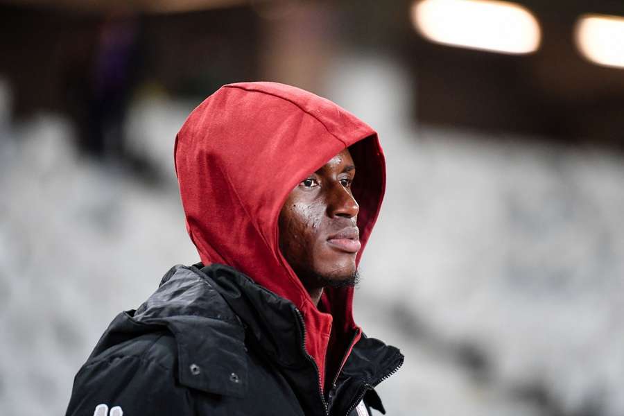 David Ankeye la meciul cu U Cluj
