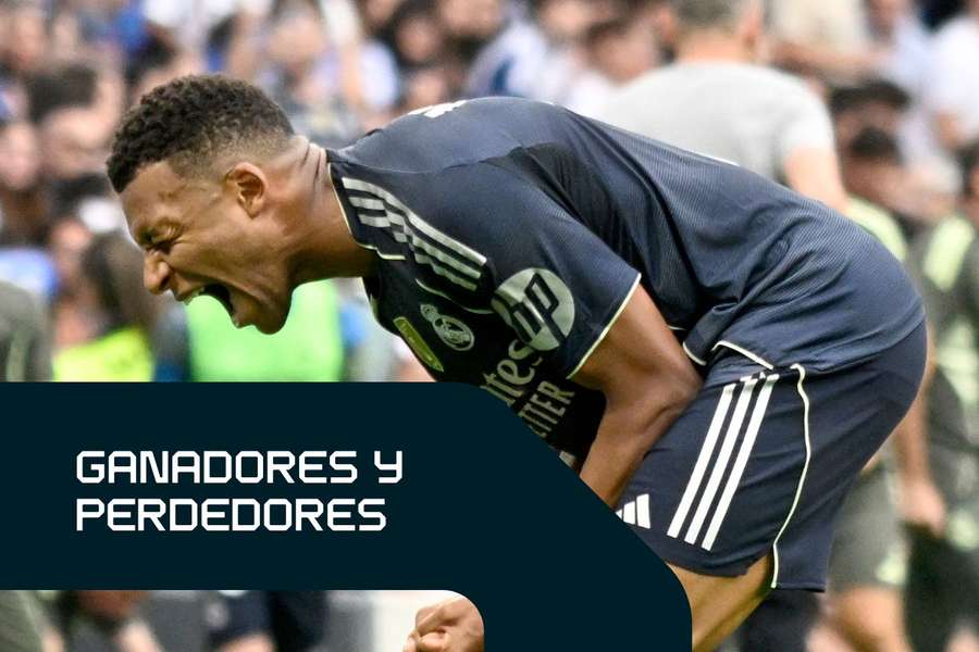 Mbappé celebra con rabia