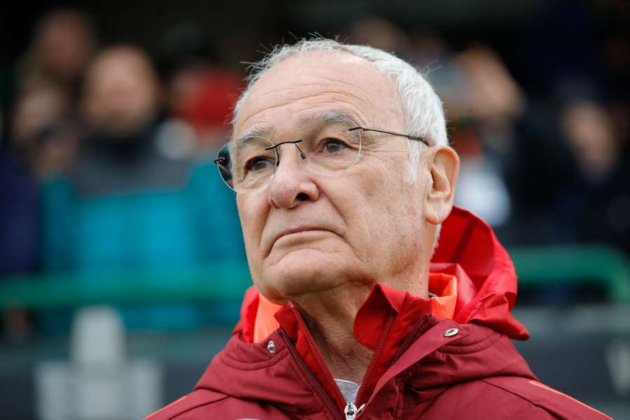 Claudio Ranieri durante a partida