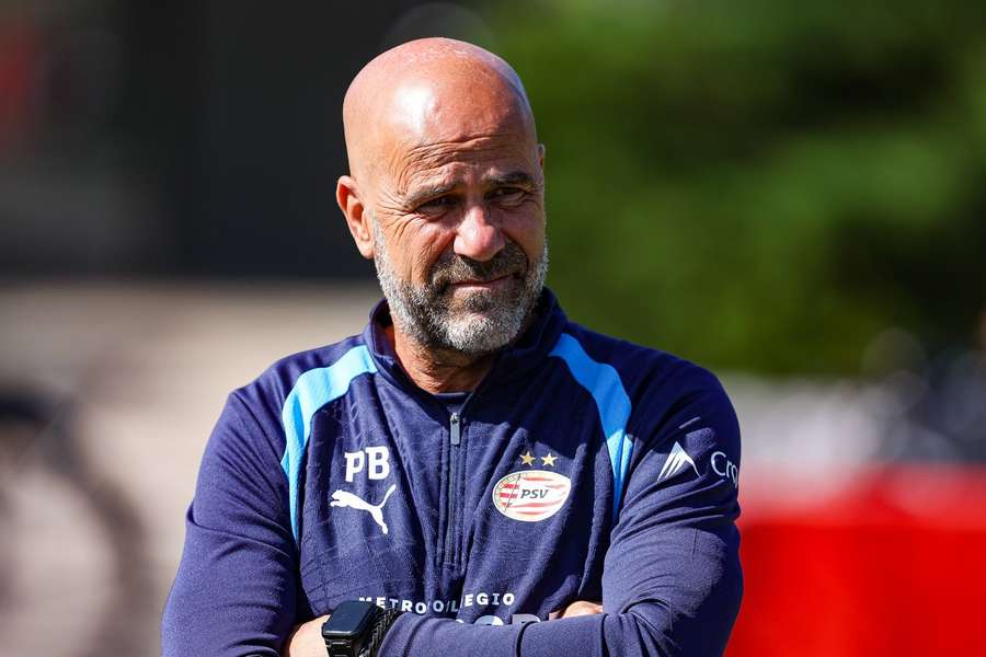 PSV manager Peter Bosz before the friendly match against Royal Antwerp PSV manager Peter Bosz before the friendly match against Royal Antwerp