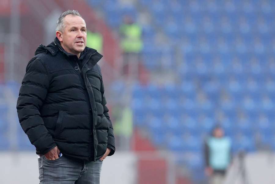 Trenér Baníku Tomáš Galásek.