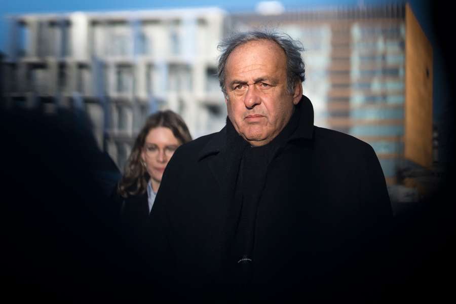 Platini, en el juicio de este lunes.