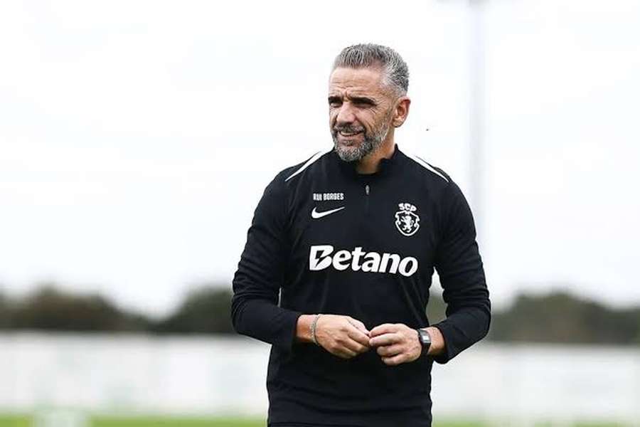 Rui Borges, treinador do Sporting Rui Borges, treinador do Sporting