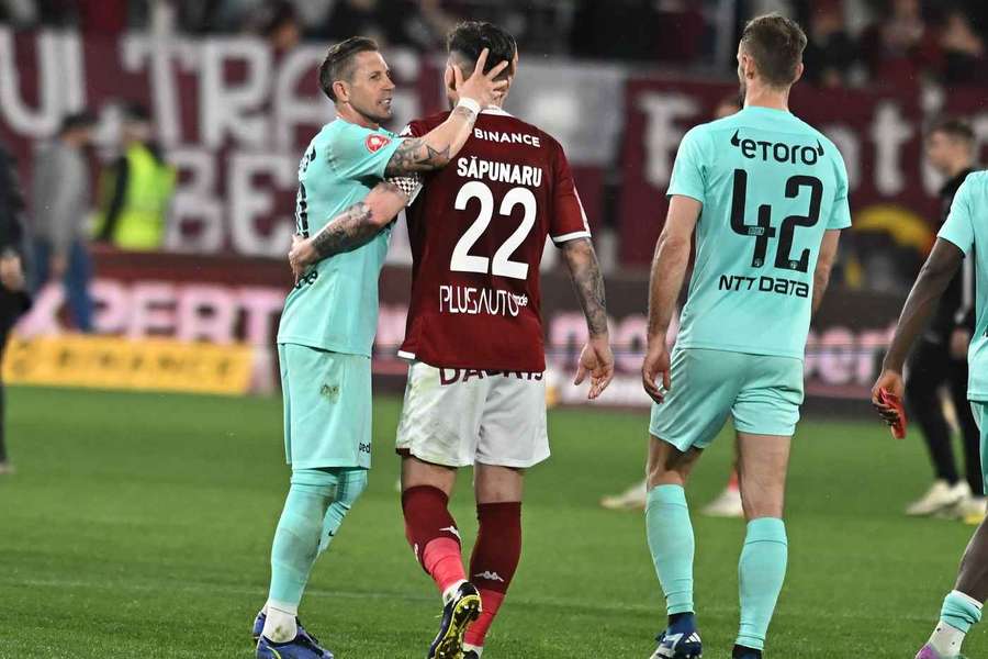 Cel mai recent duel dintre Rapid și CFR s-a încheiat cu scor de egalitate, 2-2