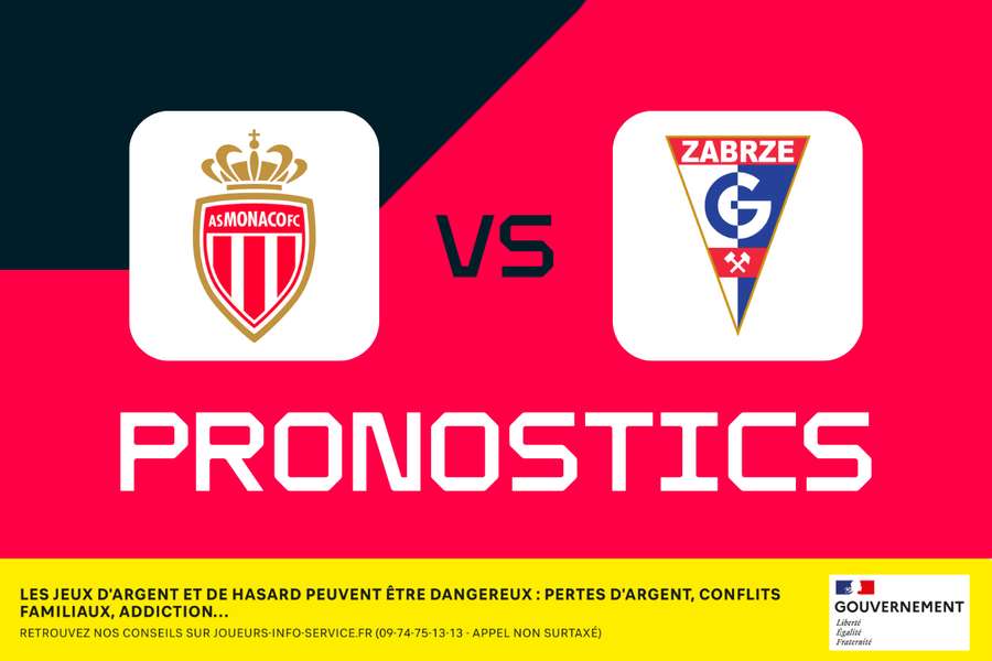 Monaco - Górnik Zabrze : pronostics, meilleurs paris et cotes (Ligue Conférence)