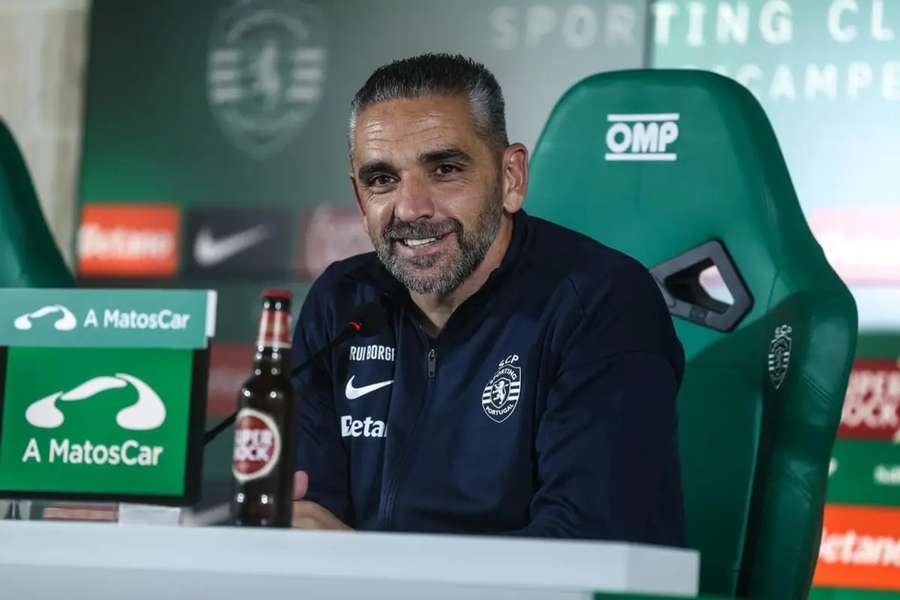 Rui Borges, treinador do Sporting Rui Borges, treinador do Sporting