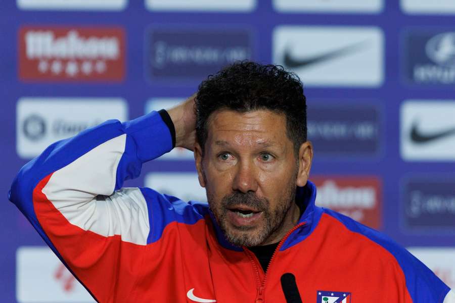 Diego Simeone entende que a ausência de adeptos tem impacto