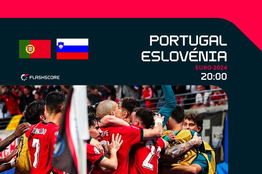 Euro-2024: Portugal tenta os quartos perante Eslovénia, França frente à Bélgica