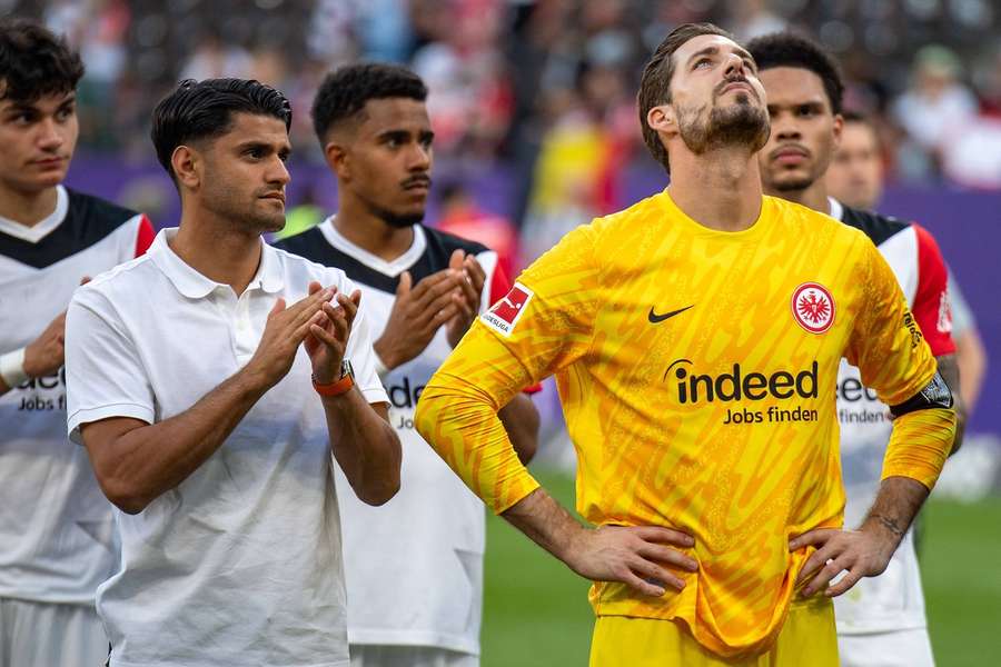 Die Enttäuschung über den verpassten Sieg war den Eintracht-Spielern anzusehen.