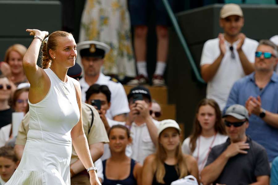Petra Kvitová se loučí s All England Clubem.