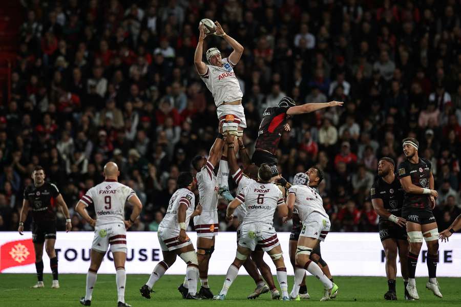 Bordeaux-Begles in action against Toulouse