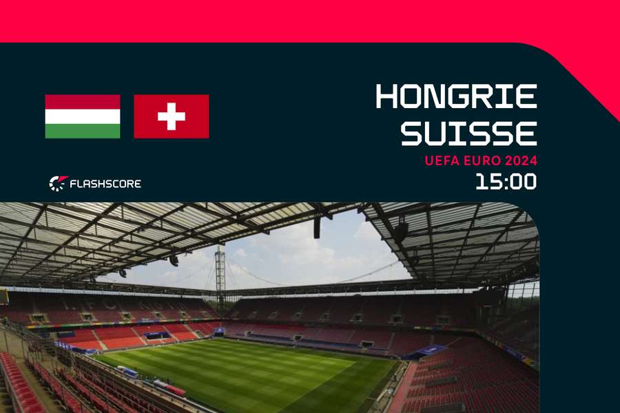 Euro 2024 : suivez la rencontre Hongrie-Suisse en direct avec Flashscore