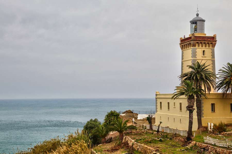 O mar perto de Tânger