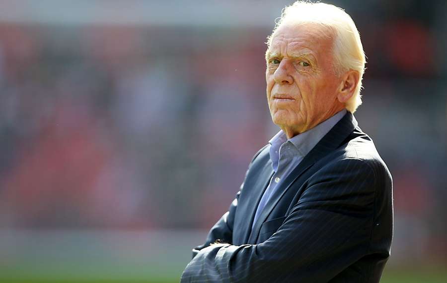 Leo Beenhakker podczas meczu charytatywnego w 2017 roku