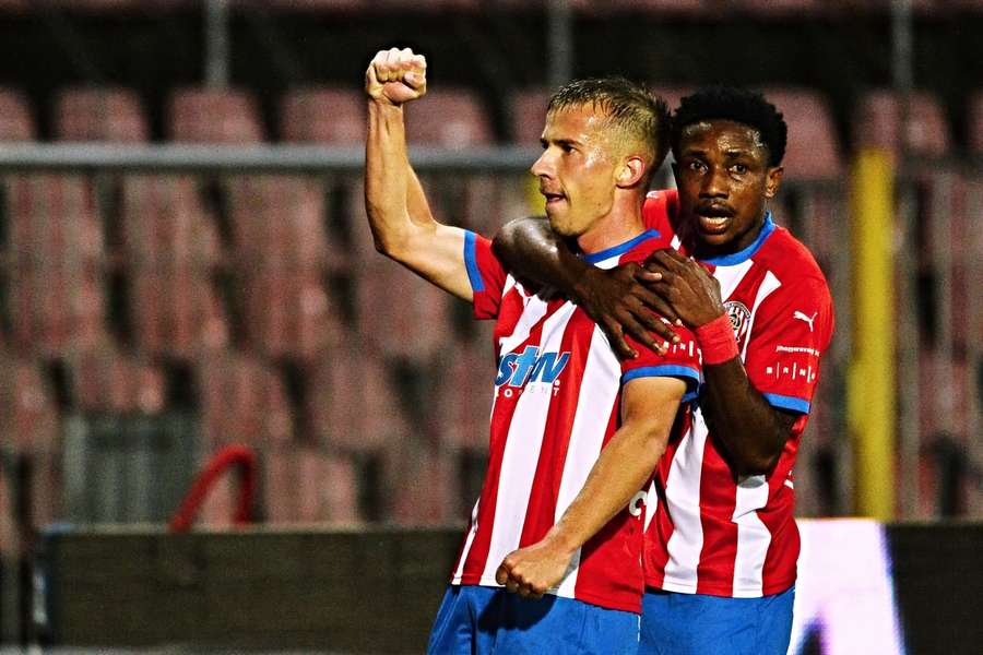 Zbrojovka Brno vyhrála v Ústí nad Labem 1:0.