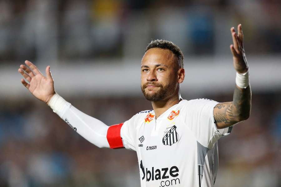 Neymar erzielte nach 12 Jahren wieder ein Tor im Santos-Trikot.