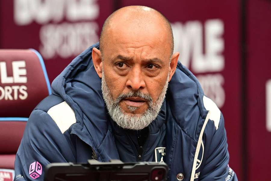 West Ham manager Nuno Espirito Santo was furious after his side lost to Arsenal last weekend