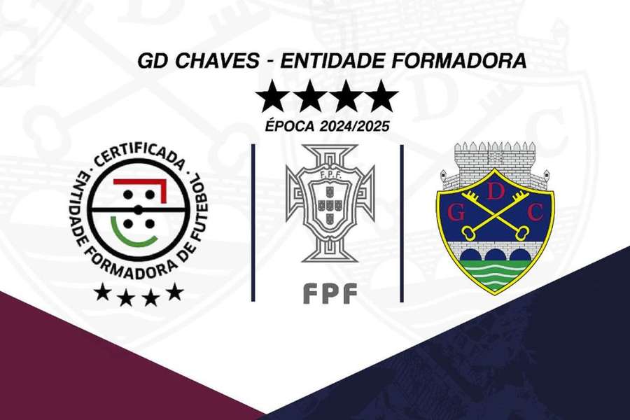 Chaves obtém quatro estrelas no processo promovido pela FPF