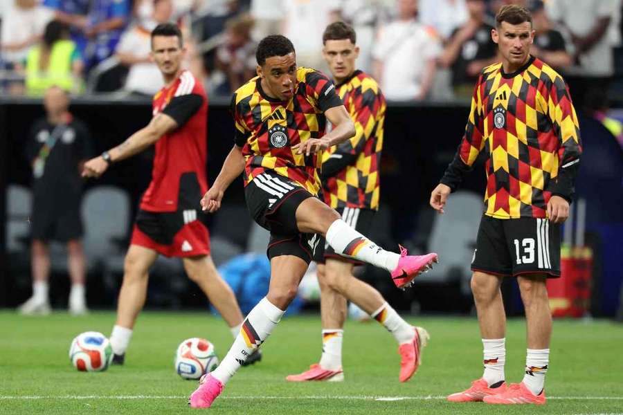 Jamal Musiala beim Abschlusstraining