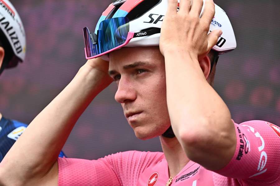 Evenepoel moet de Giro verlaten