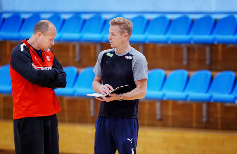 Jesper Jensen med assistent Lars Jørgensen