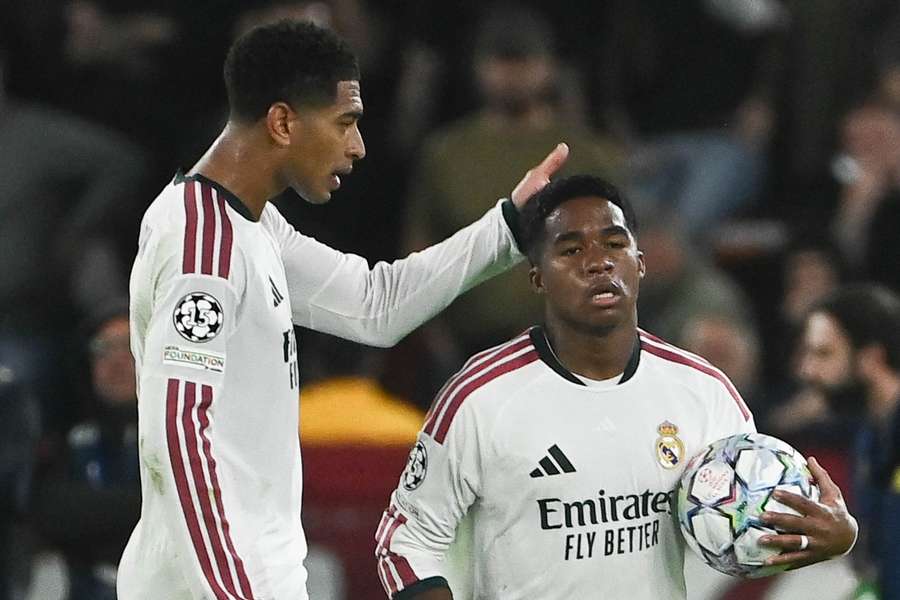 Endrick marcou um dos gols do Real Madrid na vitória sobre a Roma por 4 a 3 Endrick marcou um dos gols do Real Madrid na vitória sobre a Roma por 4 a 3