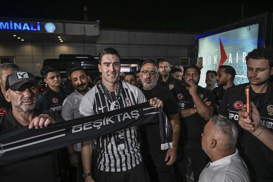 Dusan Vlahovic à Istanbul mercredi soir.