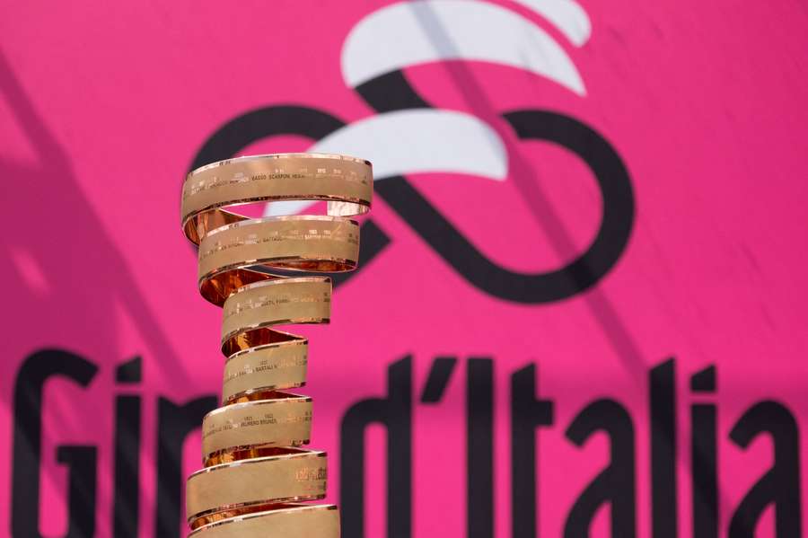 The riders will be racing to win this trophy at the end of the three weeks