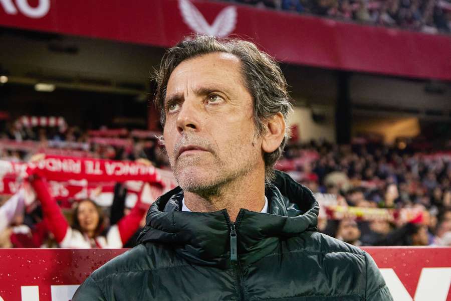 Quique Sánchez Flores, en su última visita a Sevilla.