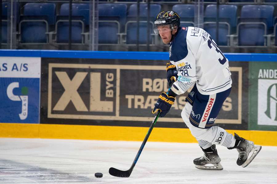 Morten Poulsen scorede det afgørende straffeslag mod Herlev Eagles fredag.