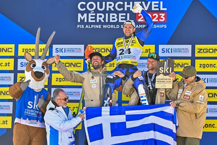 Griekenland pakt via Alexandros "AJ" Ginnis eerste medaille ooit op WK alpineskiën