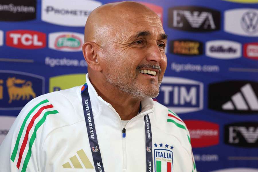 Luciano Spalletti in conferenza stampa